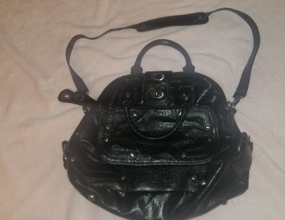 Black leather Hype bag